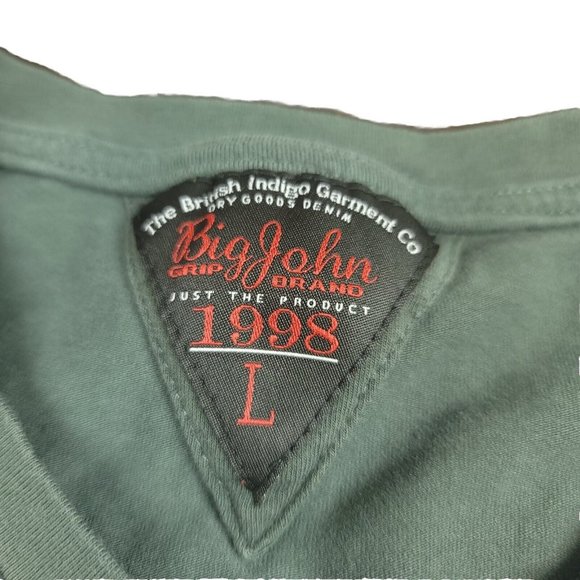 Big John Jeans Womens L T-Shirt British Indigo Garment Co‎ Graphic Tee - Picture 3 of 8